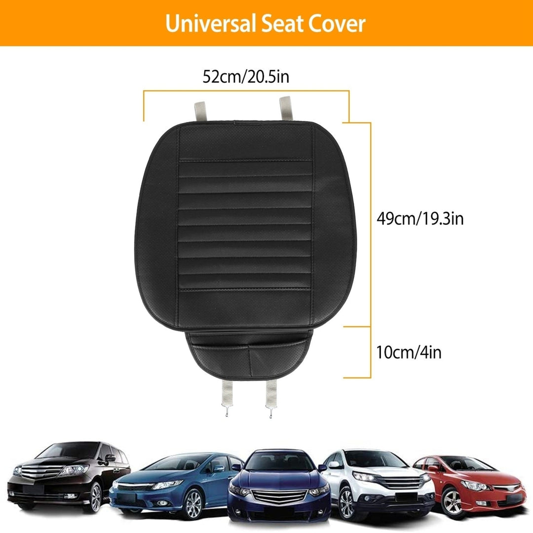 Universal Car Seat Cushion Cover Breathable Car Front Seat Cover Pad Mat Filling Bamboo Charcoal Image 6