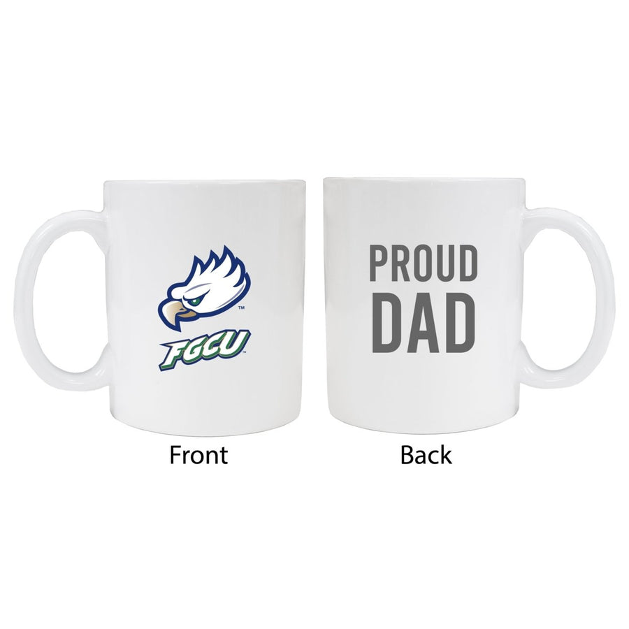 Florida Gulf Coast Eagles Proud Dad Ceramic Coffee Mug - White (2 Pack) Image 1