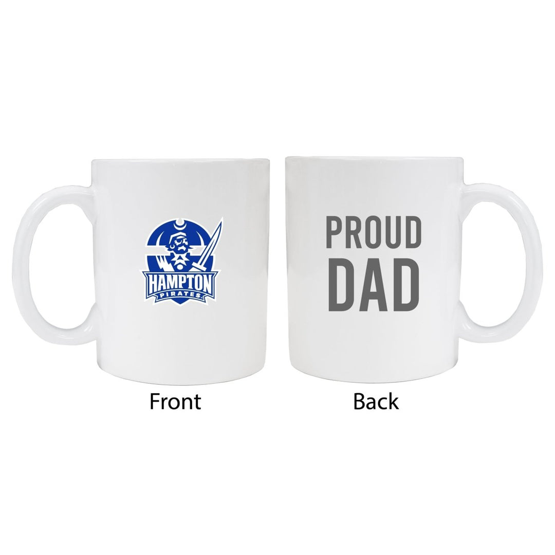 Hampton University Proud Dad Ceramic Coffee Mug - White (2 Pack) Image 1