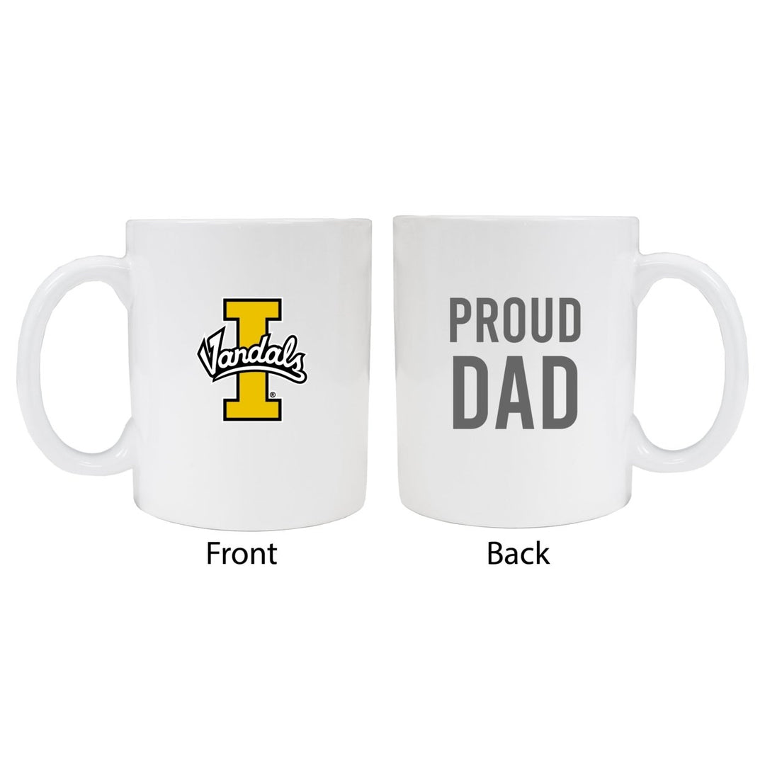 Idaho Vandals Proud Dad Ceramic Coffee Mug - White (2 Pack) Image 1