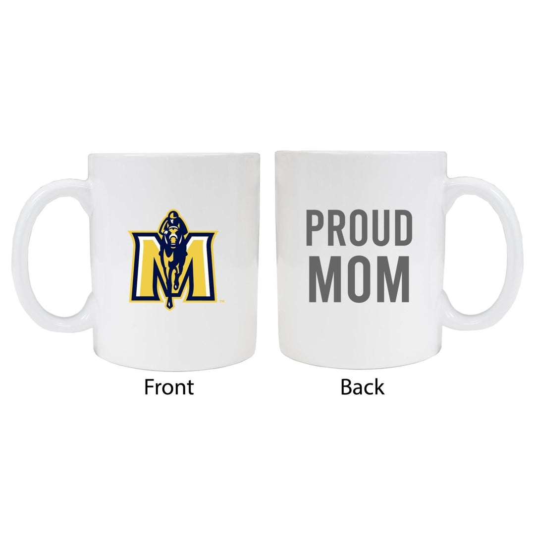 Murray State University Proud Mom Ceramic Coffee Mug - White (2 Pack) Image 1