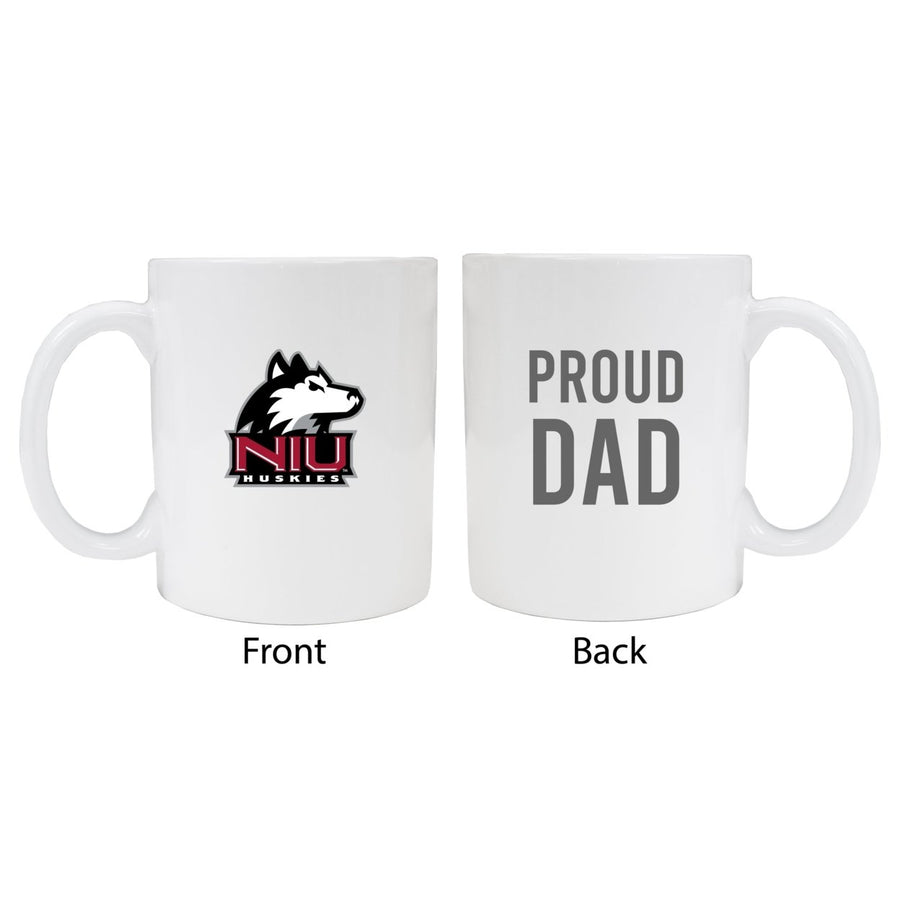 Northern Illinois Huskies Proud Dad Ceramic Coffee Mug - White (2 Pack) Image 1