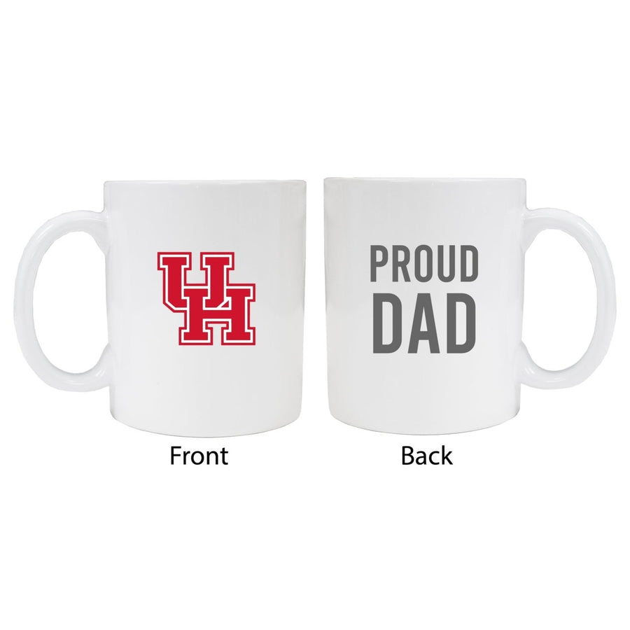 University of Houston Proud Dad Ceramic Coffee Mug - White (2 Pack) Image 1