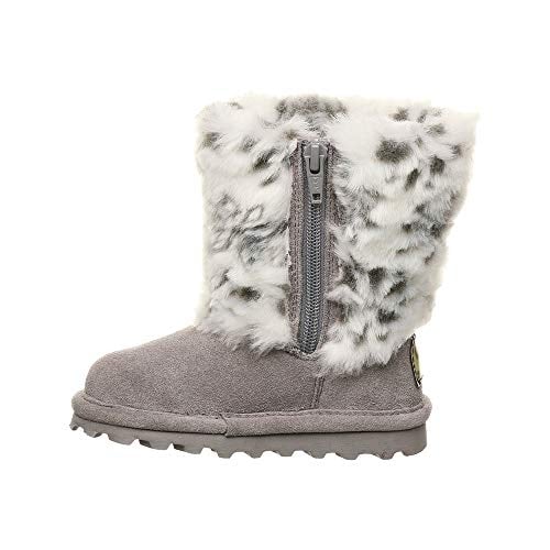 BEARPAW Toddler Girls Callie Boot Gray Fog Suede Faux faux 2545T-051 Size 5.5 Image 4