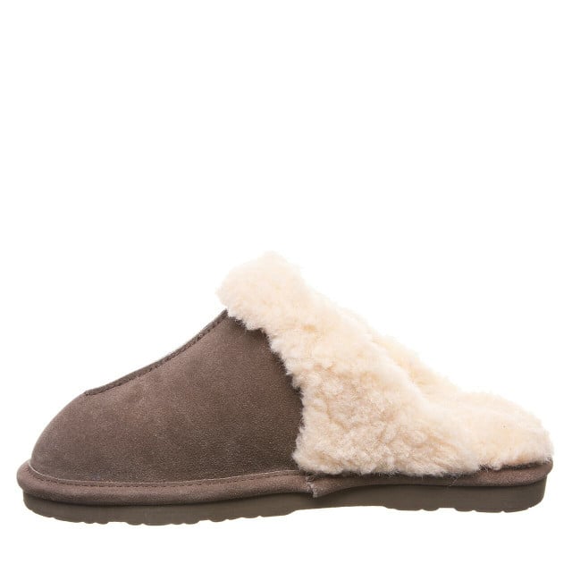 BEARPAW Loketta Slipper Seal Brown Womens Size 2299W-240 Suede Wool Blend Image 2