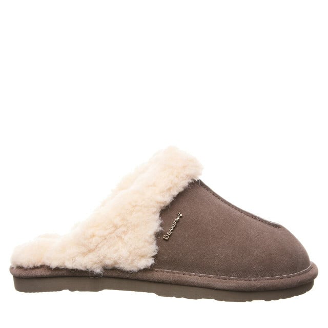 BEARPAW Loketta Slipper Seal Brown Womens Size 2299W-240 Suede Wool Blend Image 3