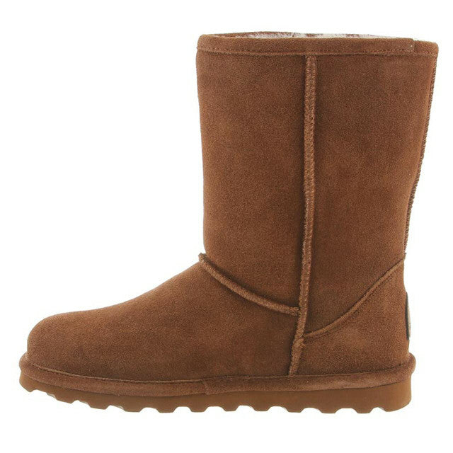 BEARPAW Elle Short 8 Suede Boot Hickory Womens 1962W-220 Waterproof Lined Image 2