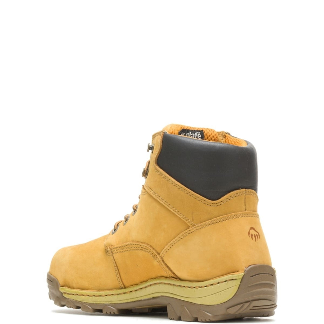 WOLVERINE Mens Dublin 6" Waterproof Insulated Soft Toe Work Boot Wheat - W04780 WHEAT Image 3