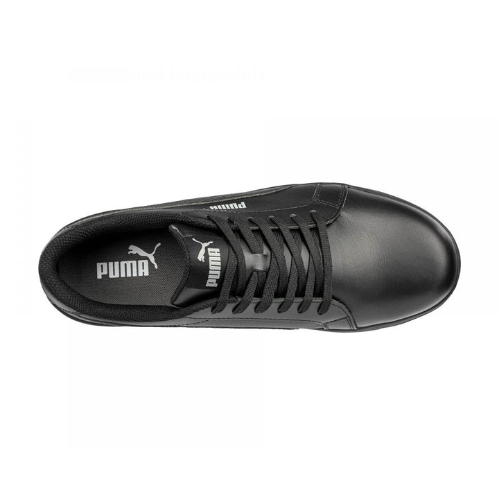 PUMA Safety Mens Iconic Low Composite Toe SD Work Shoes Black Smooth Leather - 640005 ONE SIZE BLACK Image 2