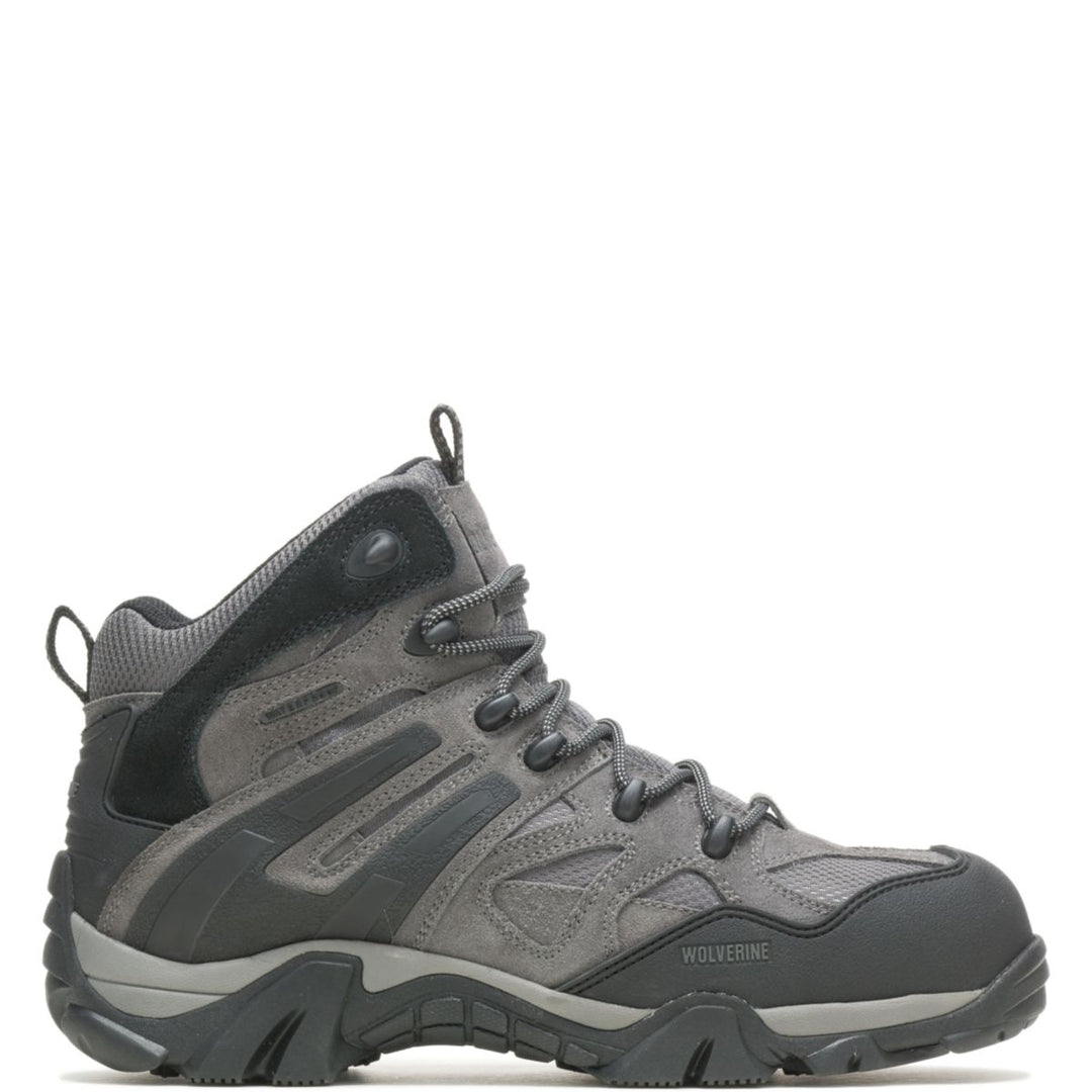 WOLVERINE Mens Wilderness Composite Toe Work Boot Charcoal Grey - W080030 Charcoal Grey Image 1