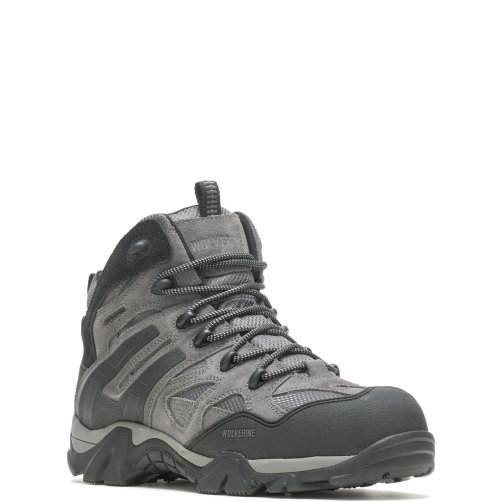 WOLVERINE Mens Wilderness Composite Toe Work Boot Charcoal Grey - W080030 Charcoal Grey Image 2