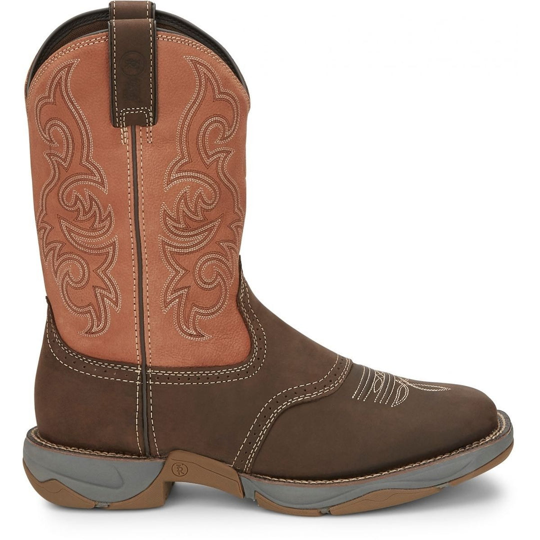 Tony Lama Mens 11" Junction Steel Toe Waterproof Work Boot Dusty Brown - RR3350 ONE SIZE Dusty Brown Image 3