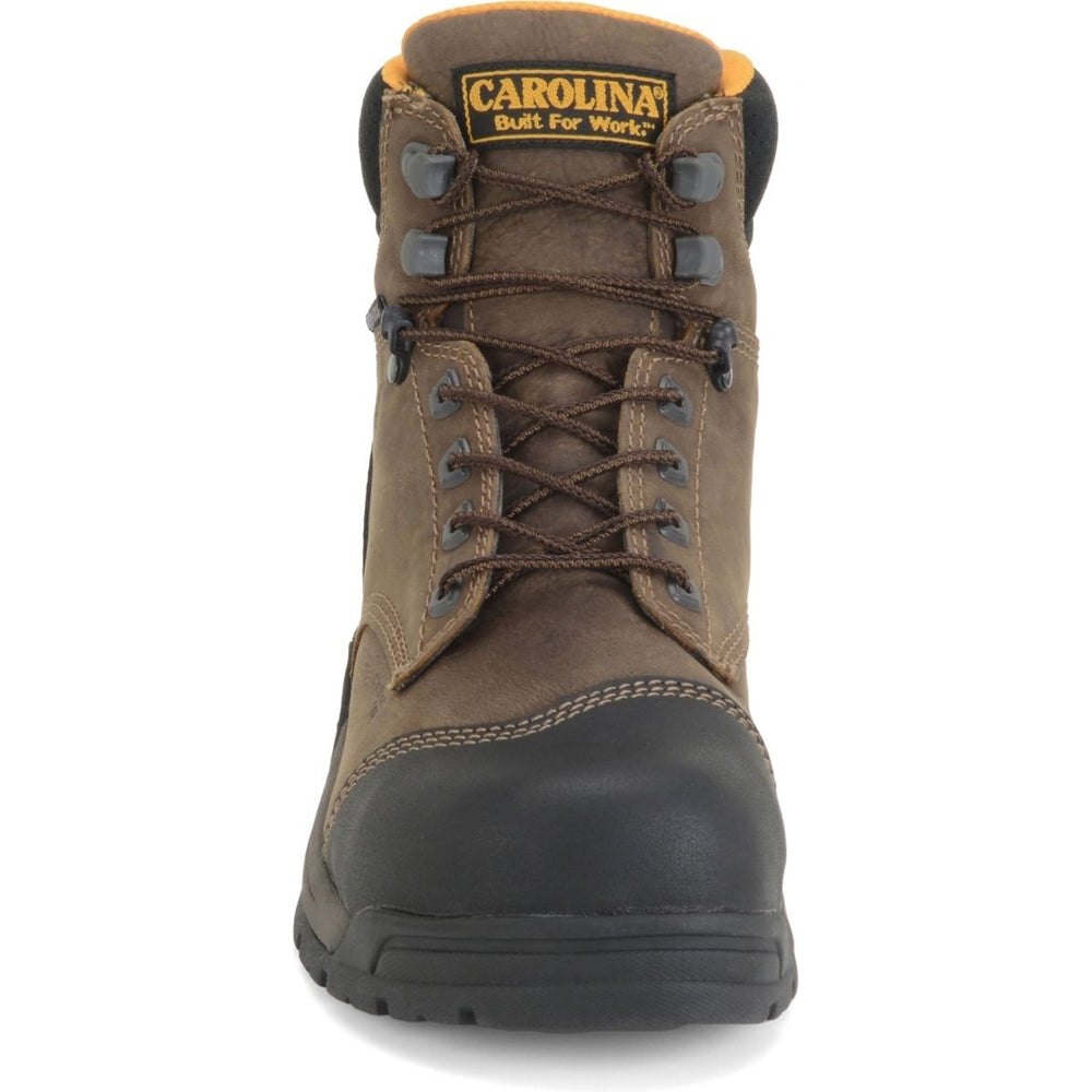 CAROLINA Mens 6 Bruno Lo Carbon Composite Toe ESD Waterproof Work Boot Dark Brown - CA5522 DARK BROWN Image 2