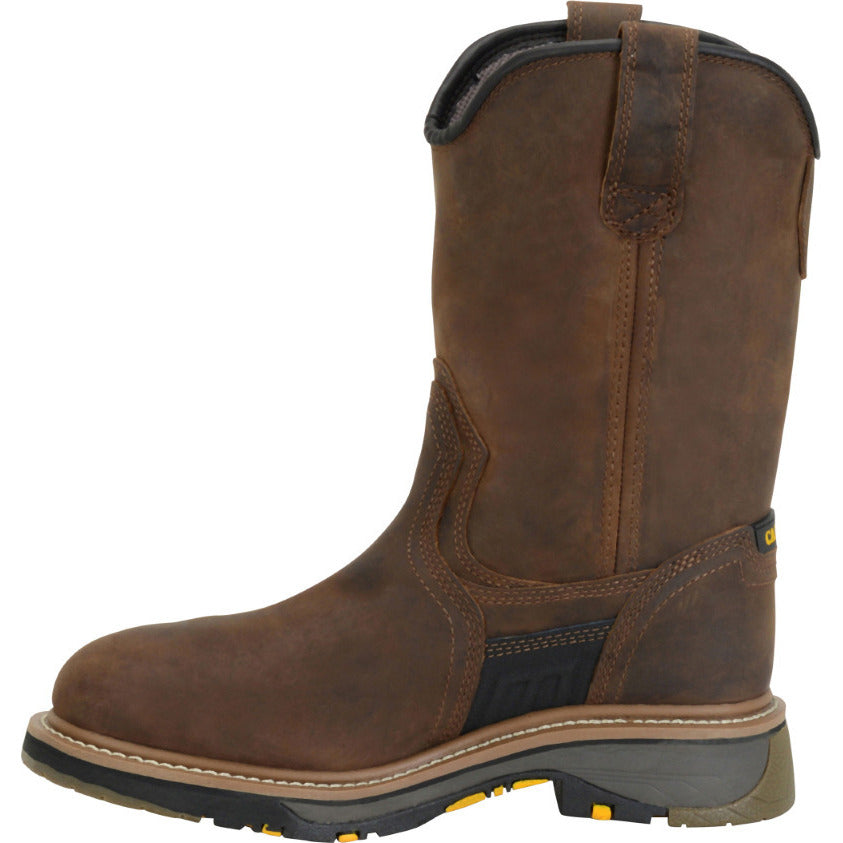 CAROLINA Mens 10" Well X WorkFlex Composite Toe Ranch Wellington Work Boot Dark Brown - CA4559  DARK BROWN Image 3