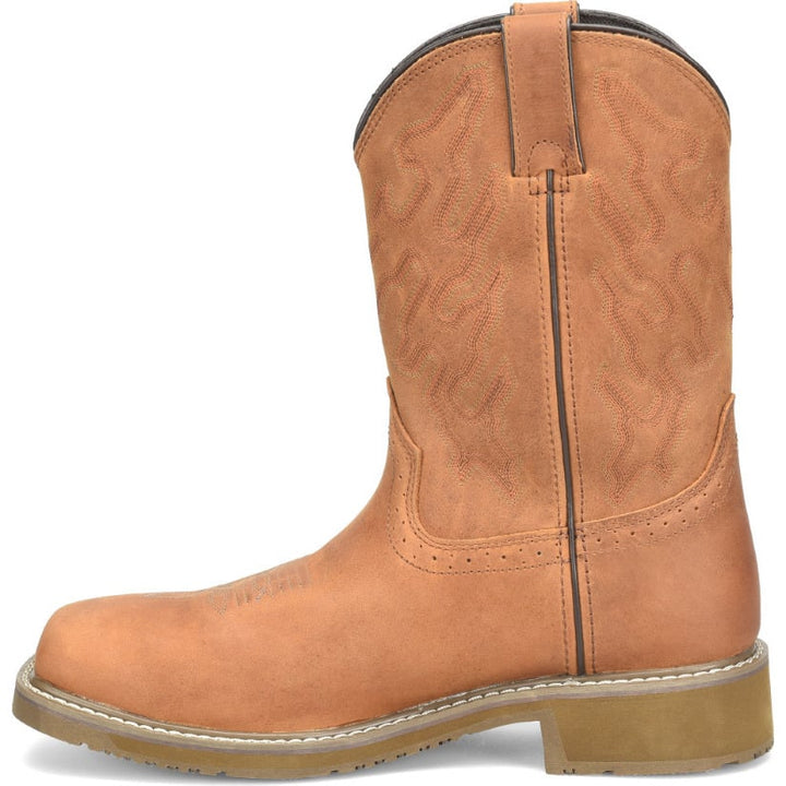 Double-H Boots Mens Jacob 10 Waterproof Tan Composite Toe Roper DH5143 Image 3