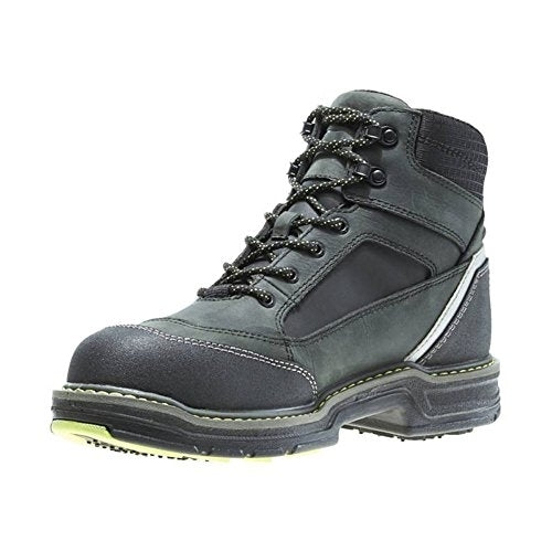 WOLVERINE Mens Overman 6" CarbonMAX Waterproof Composite Toe Work Boot Black - W10484 GREY/BLACK Image 3