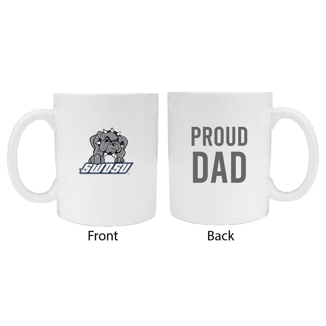 Southwestern Oklahoma State University Proud Dad Ceramic Coffee Mug - White (2 Pack) Image 1