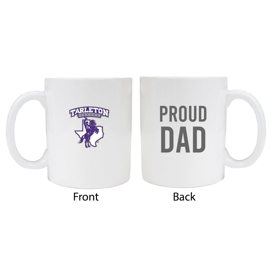 Tarleton State University Proud Dad Ceramic Coffee Mug - White (2 Pack) Image 1