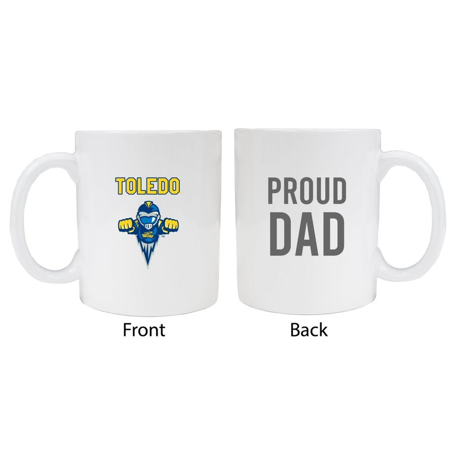 Toledo Rockets Proud Dad Ceramic Coffee Mug - White (2 Pack) Image 1