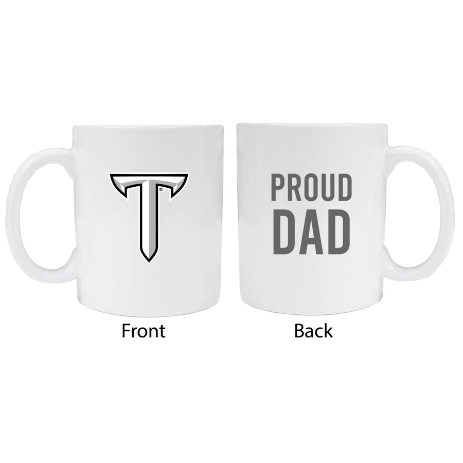 Troy University Proud Dad Ceramic Coffee Mug - White (2 Pack) Image 1