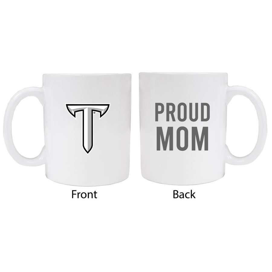 Troy University Proud Mom Ceramic Coffee Mug - White (2 Pack) Image 1