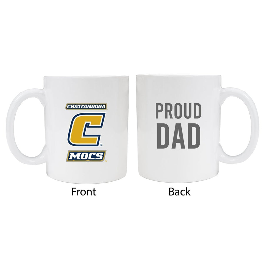 University of Tennessee at Chattanooga Proud Dad Ceramic Coffee Mug - White (2 Pack) Image 1