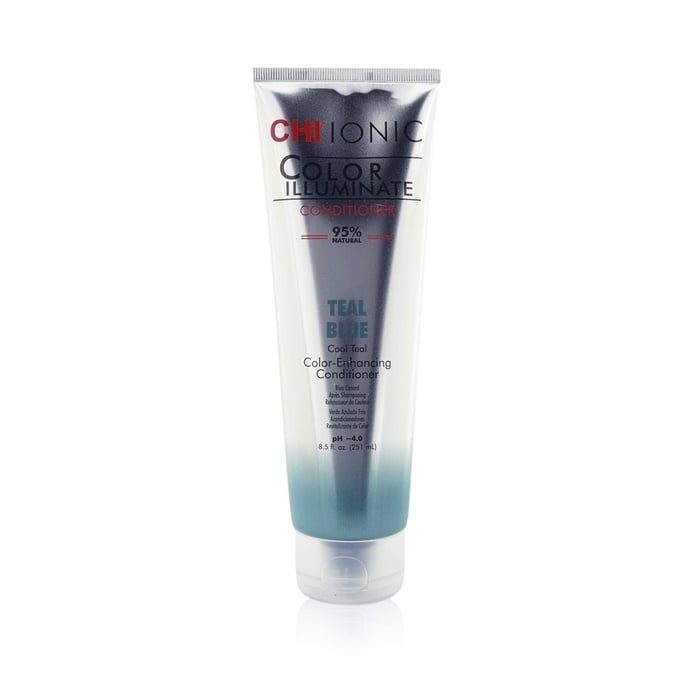 CHI Ionic Color Illuminate Conditioner - Teal Blue 251ml/8.5oz Image 1