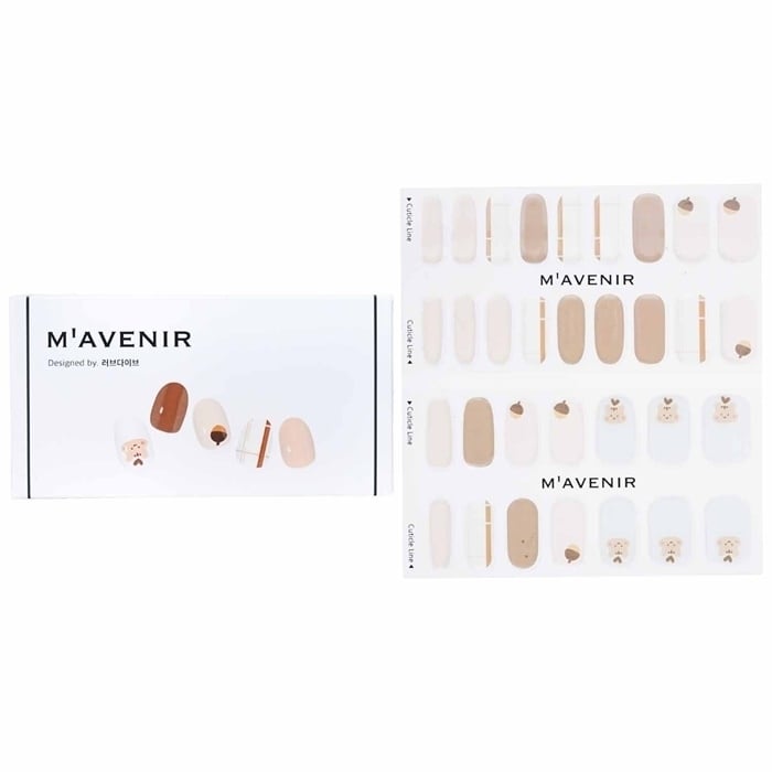 Mavenir Nail Sticker (Assorted Colour) - Eating Squirrel Nail 32pcs Image 1