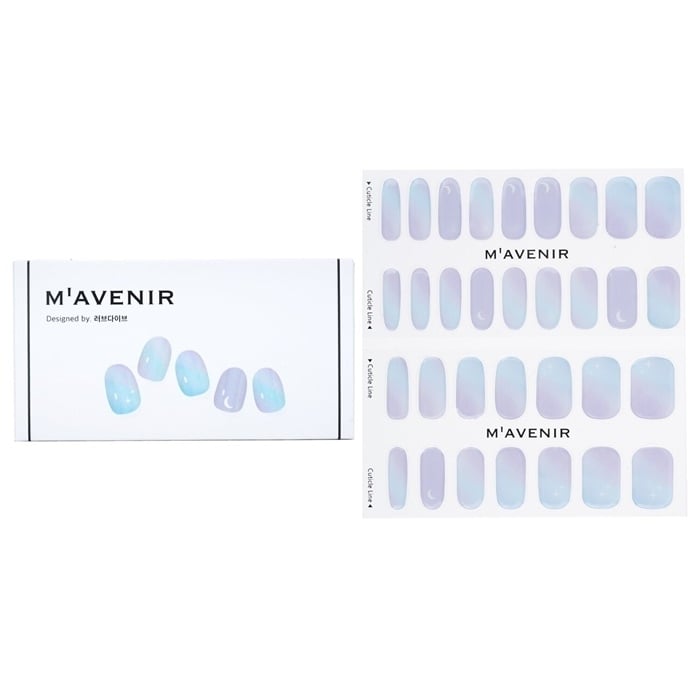 Mavenir Nail Sticker (Blue) - The Sky At Dawn Nail 32pcs Image 1