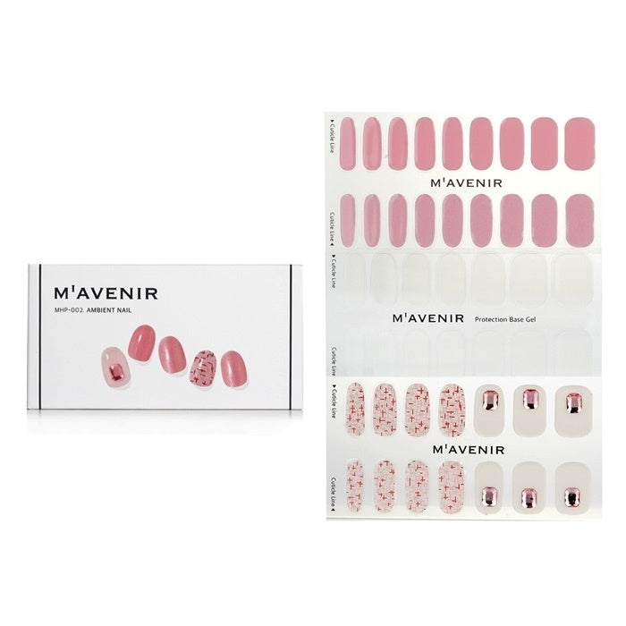 Mavenir Nail Sticker (Pink) - Pink Shell Pedi 36pcs Image 1