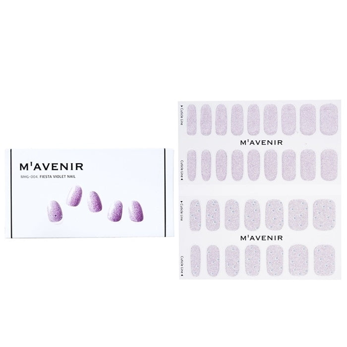 Mavenir Nail Sticker (Purple) -  Fiesta Violet Nail 32pcs Image 1