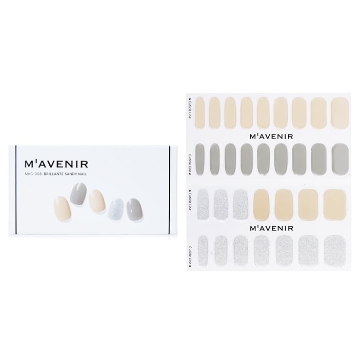 Mavenir Nail Sticker (Assorted Colour) - Brillante Sandy Nail 32pcs Image 1