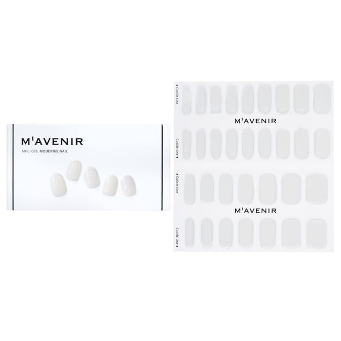 Mavenir Nail Sticker (White) - Modernie Nail 32pcs Image 1