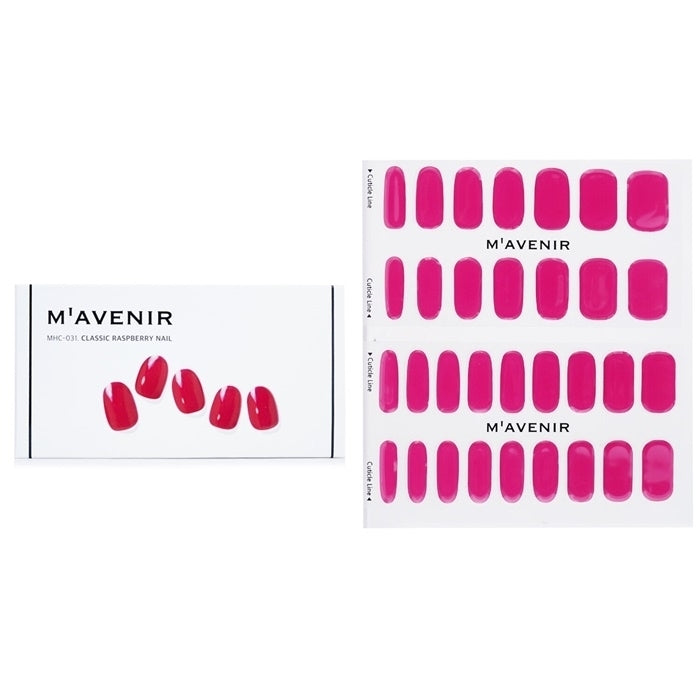 Mavenir Nail Sticker (Pink) -  Classic Raspberry Nail 32pcs Image 1