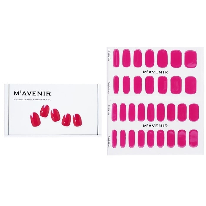 Mavenir Nail Sticker (Pink) - Classic Raspberry Nail 32pcs Image 1