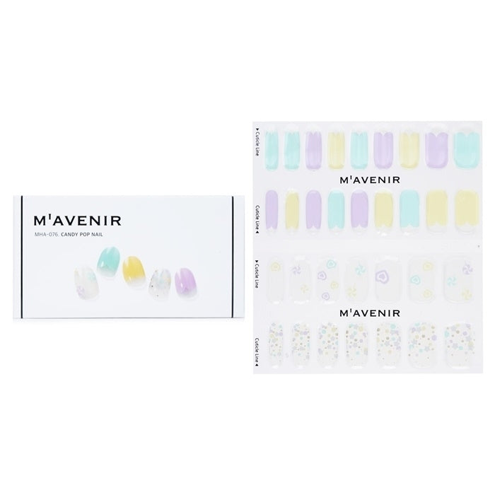 Mavenir Nail Sticker (Assorted Colour) - # Candy Pop Nail 32pcs Image 1