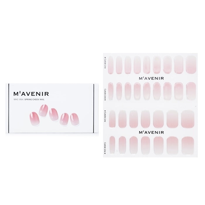 Mavenir Nail Sticker (Pink) -  Spring Cheek Nail 32pcs Image 1