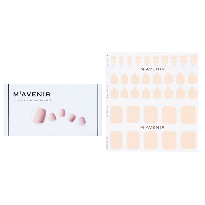 Mavenir Nail Sticker (Pink) - # Classic Babypink Pedi 36pcs Image 1