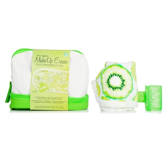 MakeUp Eraser Key Lime Set (1x MakeUp Eraser Cloth + 1x Hair Clip + 1x Bag) 2pcs+1bag Image 1