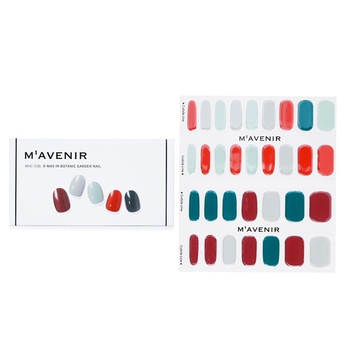 Mavenir Nail Sticker (Assorted Colour) -  X-Mas In Botanic Garden Nail 32pcs Image 1