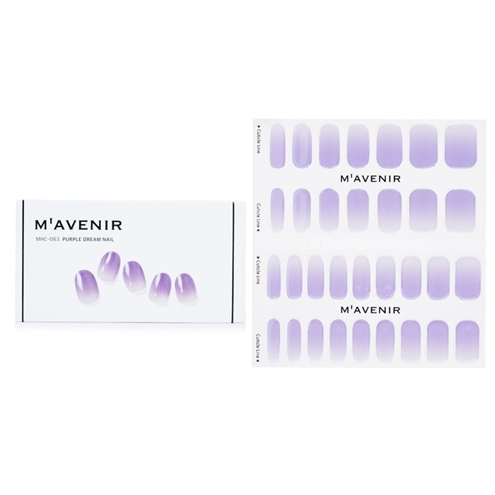 Mavenir Nail Sticker (Purple) - Purple Dream Nail 32pcs Image 1