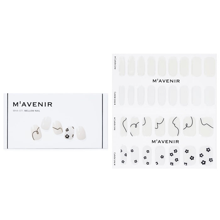 Mavenir Nail Sticker (White) -  Mellow Nail 32pcs Image 1