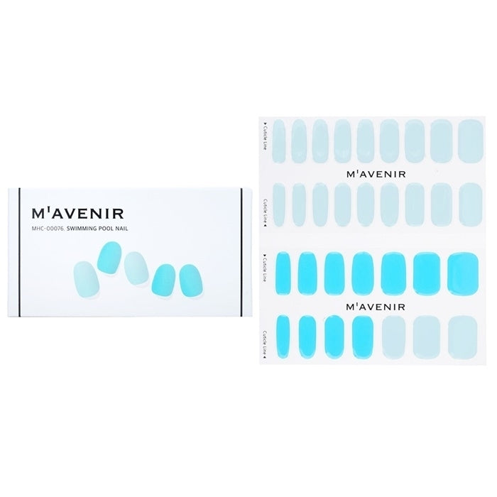 Mavenir Nail Sticker (Blue) -  Swimming Pool Nail 32pcs Image 1