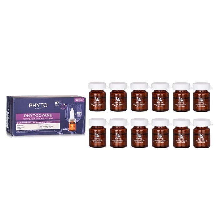 Phyto PhytoCyane Anti-Hair Loss Progressive Treatment (For Women) 12x5ml/0.16oz Image 1