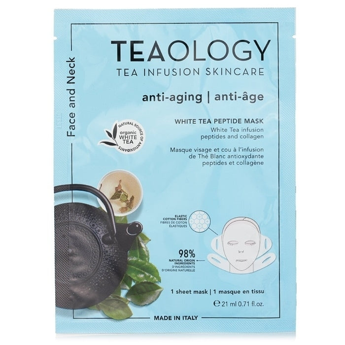 Teaology White Tea Peptide Face and Neck Mask 21ml/0.17oz Image 1