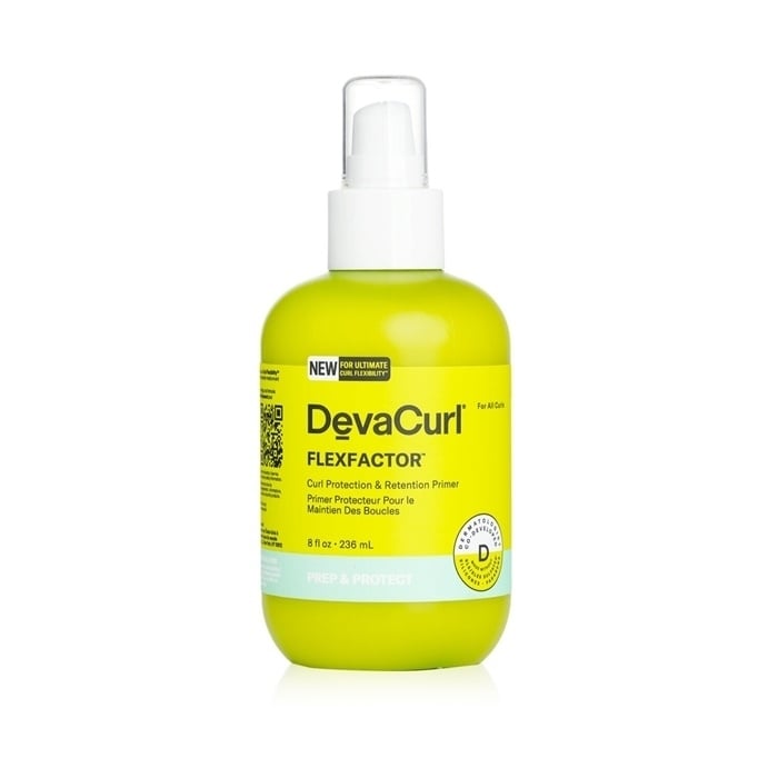 DevaCurl FlexFactor (Curl Protection and Retention Primer - For All Waves Curls and Coils) 236ml/8oz Image 1