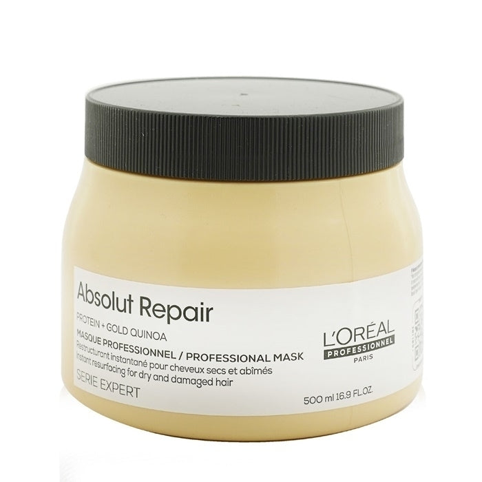 LOreal Professionnel Serie Expert - Absolut Repair Gold Quinoa + Protein Instant Resurfacing Mask (For Dry and Damaged Image 1