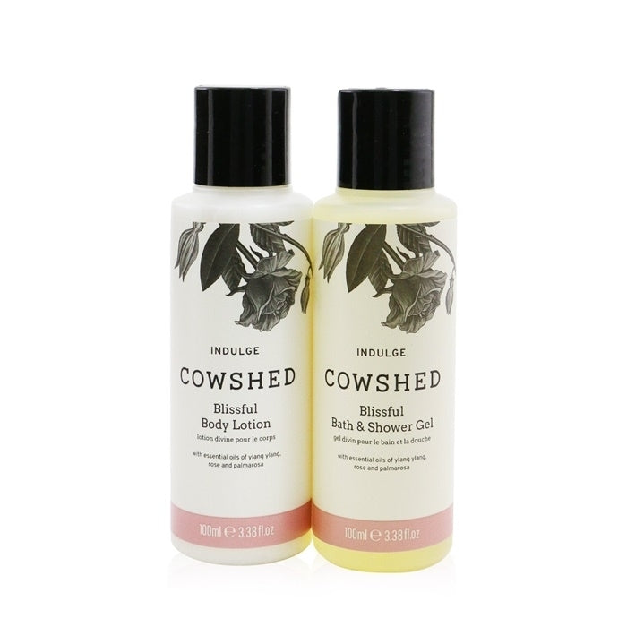 Cowshed Blissful Treats Duo Set: Indulge Blissful Bath & Shower Gel 100ml+ Indulge Blissful Body Lotion 100ml Image 1
