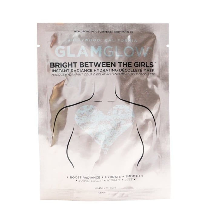 Glamglow Bright Between The Girls Instant Radiance Hydrating Decollete Mask 1sheet Image 1