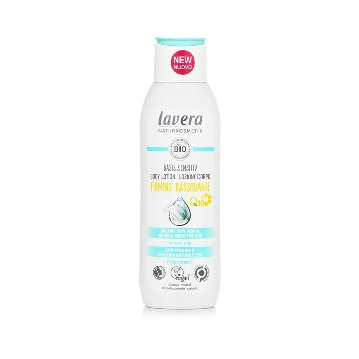 Lavera Basis Sensitiv Firming Body Lotion With Organic Aloe Vera and Natural Coenzyme Q10 - For Normal Skin 250ml/8.4oz Image 1